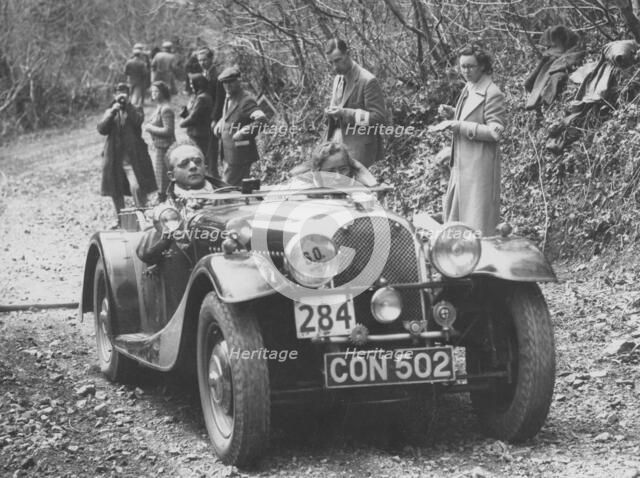 1937 Morgan in the MCC Land's End Trial, 1939. Artist: Unknown
