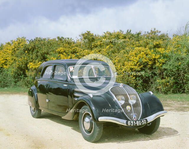 1937 Peugeot 402B. Artist: Unknown.