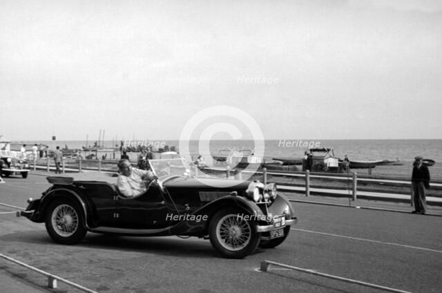 1937 Riley Lynx on the 1953 Brighton rally Artist: Unknown.