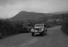 1937 Riley Lynx on Welsh rally driven by M.G.Shorey