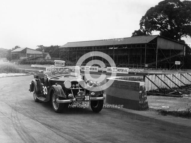 1937 Riley Lynx at Goodwood Artist: Unknown.