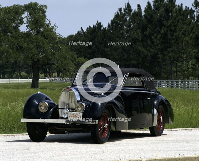 1938 Bugatti 57 Cabriolet. Artist: Unknown