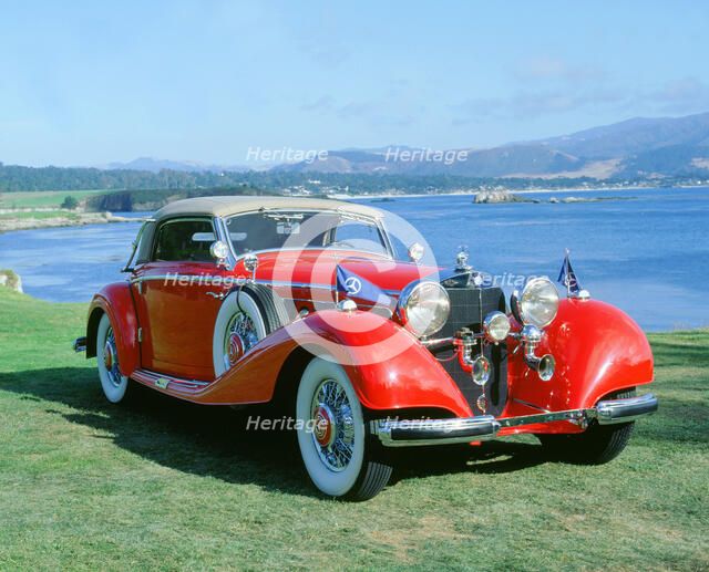 1938 Mercedes Benz 540K Sindelfinger Cabriolet. Artist: Unknown.