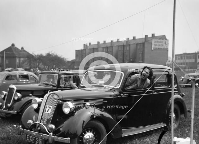 1938 Standard Flying Fourteen at the Standard Car Owners Club Gymkhana, 8 May 1938. Artist: Bill Brunell.