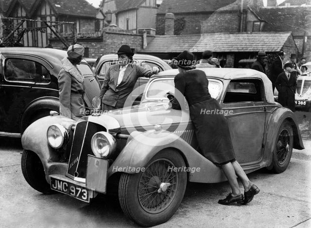 1939 Atalanta on R.A.C. Brighton rally. Creator: Unknown.