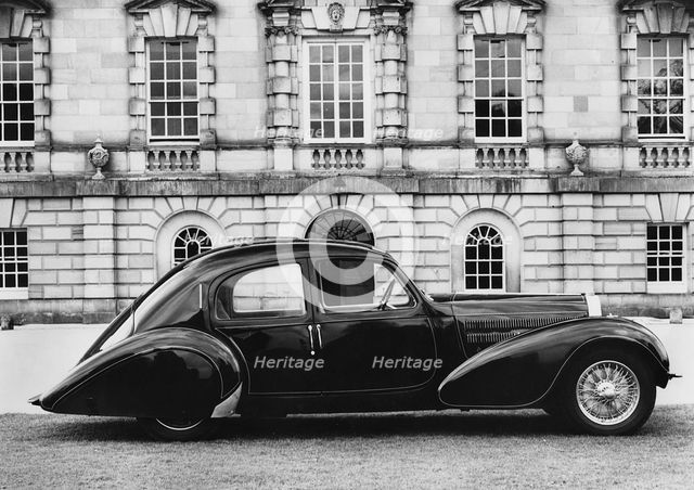 1939 Bugatti Type 57 with body by Figoni et Falaschi. Creator: Unknown.