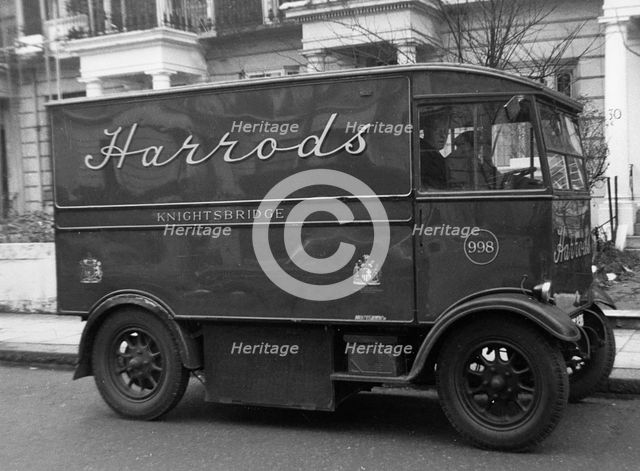 1939 Harrod's electric van. Creator: Unknown.