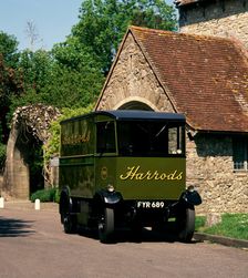 1939 Harrod's Electric delivery vehicle. Creator: Unknown