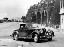 1939 Mays V8 Drophead coupe on R.A.C. Rally. Creator: Unknown
