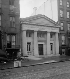19th Ward Bank, Thirty-fourth Street Branch, exterior, New York, N.Y., between 1905 and 1915. Creator: Unknown