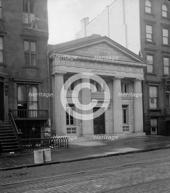 19th Ward Bank, Thirty-fourth Street Branch, exterior, New York, N.Y., between 1905 and 1915. Creator: Unknown.