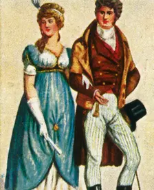 19th century fashion - Berlin, (c1928). Creator: Unknown