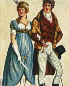 19th century fashion - Berlin, (c1928). Creator: Unknown