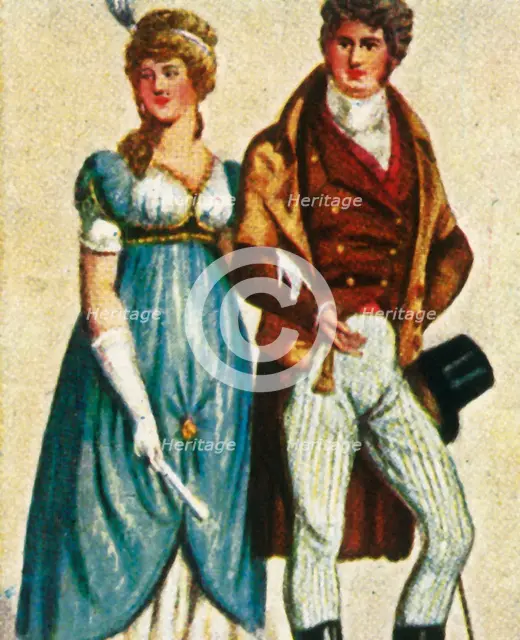 19th century fashion - Berlin, (c1928). Creator: Unknown.