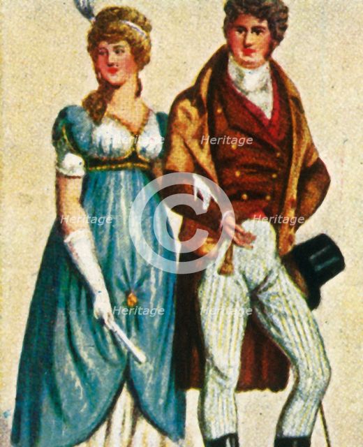 19th century fashion - Berlin, (c1928). Creator: Unknown.