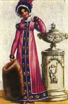 19th century fashion - London, (c1928). Creator: Unknown