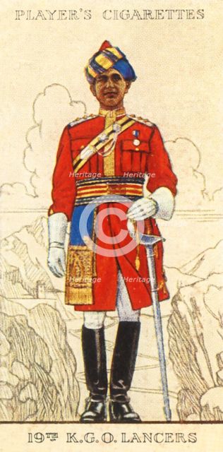 '19th K.G.O. Lancers', 1936. Creator: Unknown.