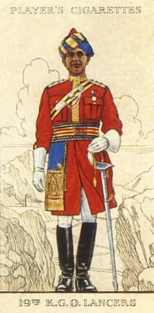 19th K.G.O. Lancers 1936. Creator: Unknown