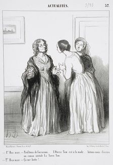1er Bas bleu - Profitons de l'occasion. L'oncle Tom est à la mode..., 1852. Creator: Honore Daumier