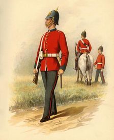 1st Battalion (West Melbourne) Victorian Infantry 1890. Creator: Godfrey Douglas Giles