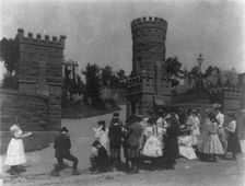1st Division grade school pupils on field trip, Washington, D.C., (1899?). Creator: Frances Benjamin Johnston