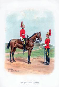 1st Dragoon Guards 1915.Artist: LE Buckell