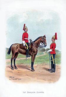 1st Dragoon Guards 1915.Artist: LE Buckell