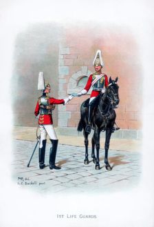 1st Life Guards 1915.Artist: LE Buckell