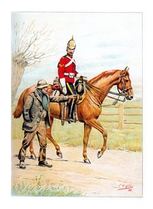 1st (Royal) Dragoons c1890.Artist: Geoffrey Douglas Giles