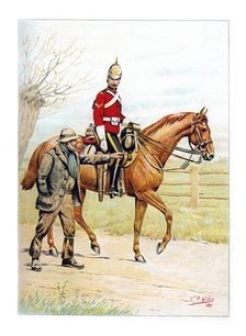 1st (Royal) Dragoons c1890.Artist: Geoffrey Douglas Giles