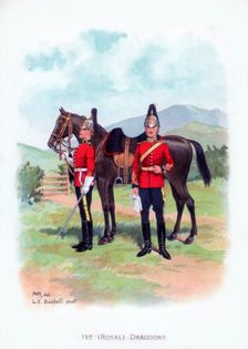 1st Royal Dragoons c1915.Artist: LE Buckell
