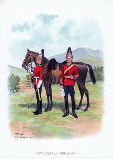 1st Royal Dragoons c1915.Artist: LE Buckell