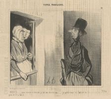 2.000 fr...sans écurie...ça ne me convient pas!, 19th century. Creator: Honore Daumier