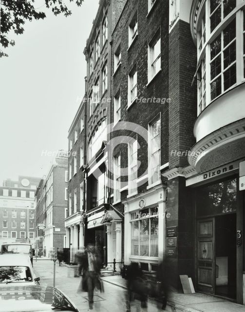 2-3 Soho Square, Westminster LB, London: front elevations, 1978. Creator: Unknown.