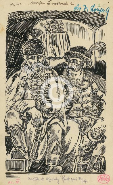 2.- Two Yeomen, 1936. Creator: Andrej Kovacik.