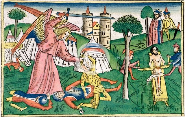 2 Kings 19:35-37: God's vengance on Assyria. Creator: Unknown.