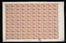 $2 Mississippi River Bridge plate proof, June 1, 1898. Creator: Bureau of Engraving and Printing