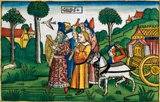 2 Samuel 6:1-5: David brings the Ark to Jerusalem. Creator: Unknown