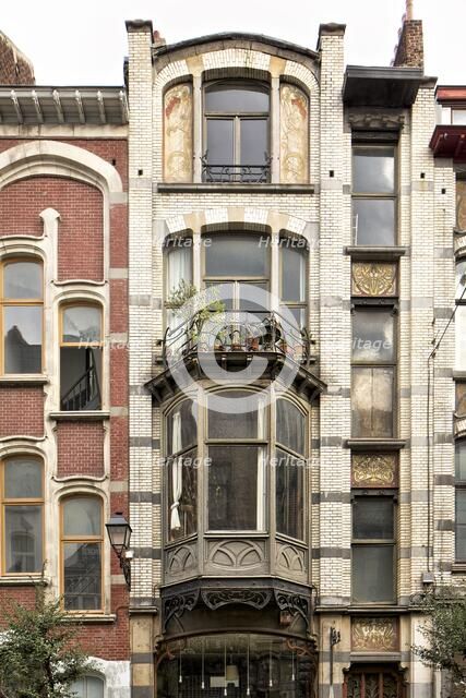 20-22 Rue Ernest Solvay, (1906), c2014-2017. Artist: Alan John Ainsworth.