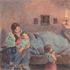 20.- Before going to bed, 1932. Creator: Gustav Mally