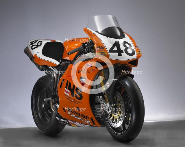 2000 & 2001 Ducati racing bike Artist: Unknown.