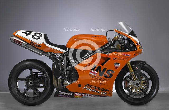 2000 & 2001 Ducati racing bike Artist: Unknown.