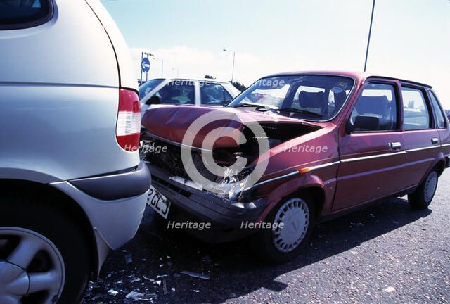 2000 Accident AUSTIN METRO. Artist: Unknown.