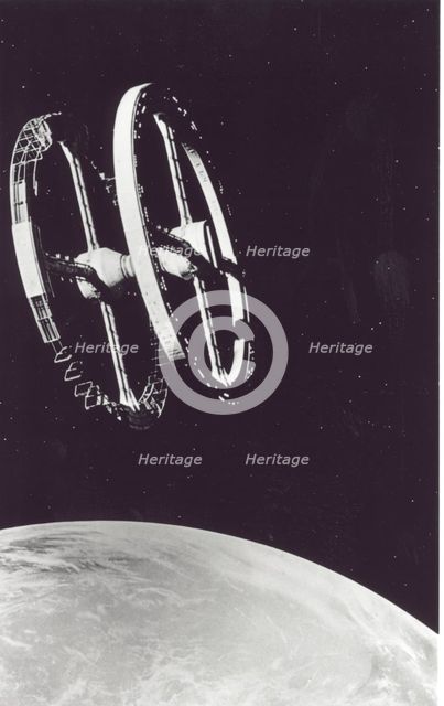 2001: A Space Odyssey Space Station, 1968. Creator: NASA.