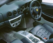 2001 Ferrari 360 Modena spider interior