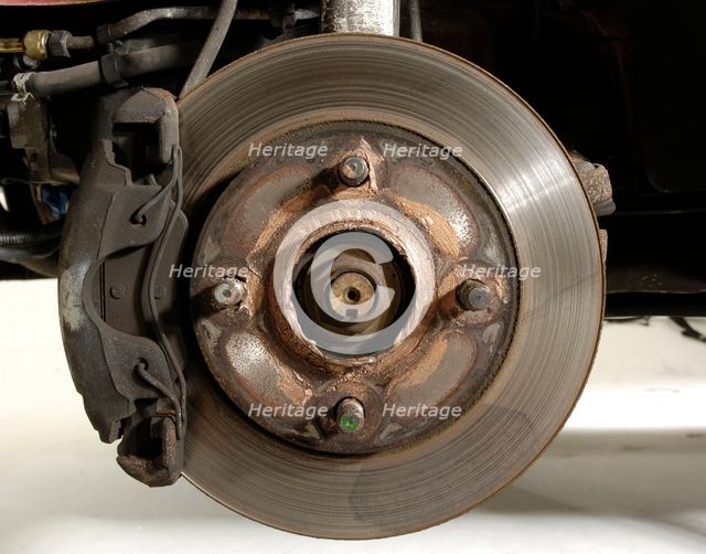 2001 Ford Ka brake disc. Creator: Unknown.
