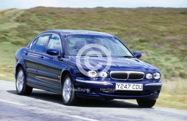 2001 Jaguar X type 2.5. Artist: Unknown.