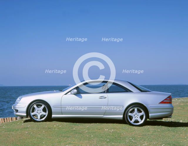 2001 Mercedes Benz CL 55 AMG V8. Artist: Unknown.