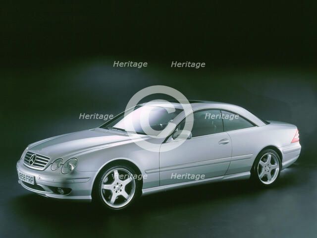 2001 Mercedes Benz CL 55 AMG V8. Artist: Unknown.