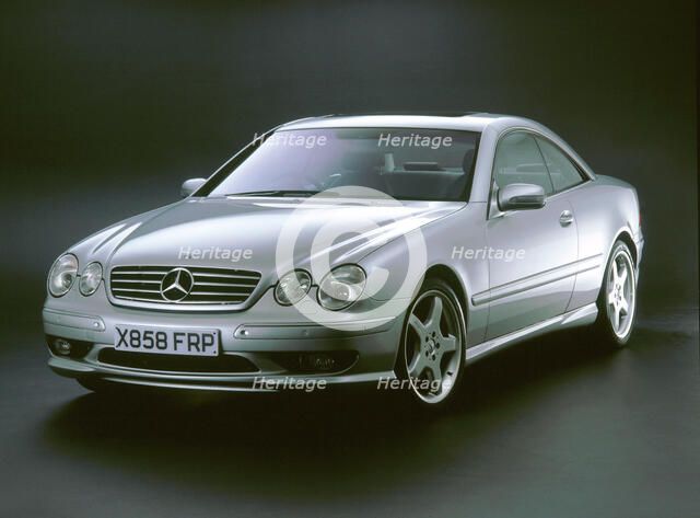 2001 Mercedes Benz CL 55 AMG V8. Artist: Unknown.